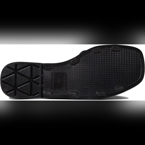 Jack Rogers Women's Sloane Crisscross Black Jelly Flat Sandals Size 8 - Picture 3 of 8